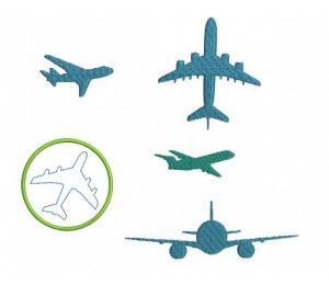 Stickdatei - Flugzeuge